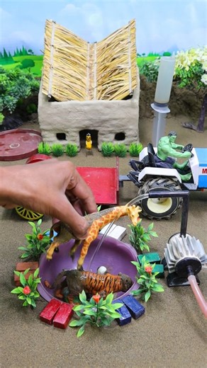 diy tractor video mini water pump science project #viral #tractor #creator 114