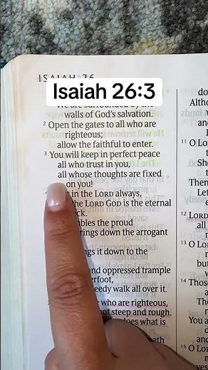 🕊️ Perfect Peace for a Steady Mind (Isaiah 26:3)