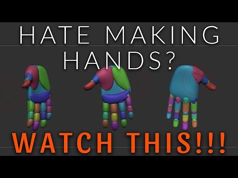 Simple and Fast - How to Sculpt Hands in ZBrush like a Boss