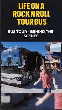 Inside Tour Bus Life : Tour a Rock n Roll Tour bus #behindthescenes #touringmusician