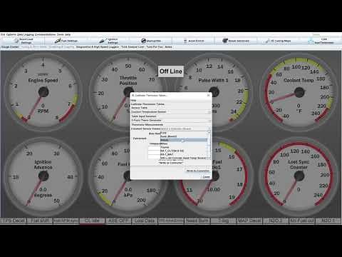 Megasquirt Coolant / Air Temperature Sensor Calibration Basics