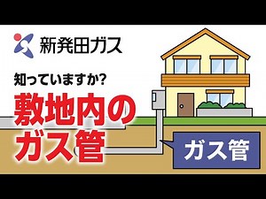 知っていますか？「敷地内のガス管」｜新発田ガス