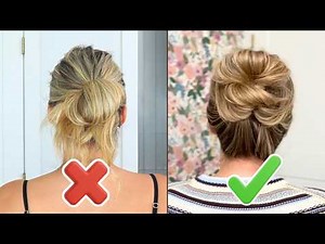 VIRAL MESSY BUN TRICK YOU NEED TO TRY! Medium & Long Hair Tutorial