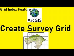 How to generate survey grid using ArcGIS grid index feature