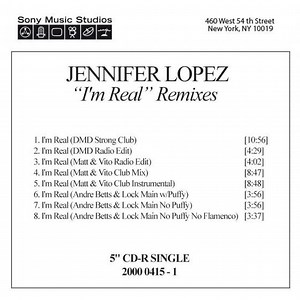 Jennifer Lopez - I'm Real (Remixes)