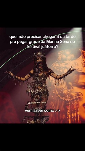 Como garantir grade na Marina Sena no Festival Juáforró 2026