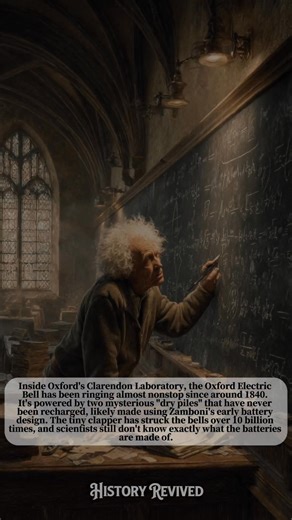 45K views · 293 reactions | This mysterious bell has been ringing for over 180 years — and no one knows how it’s still alive. #HistoryFacts #ScienceMystery #Oxford | History Revived | Facebook