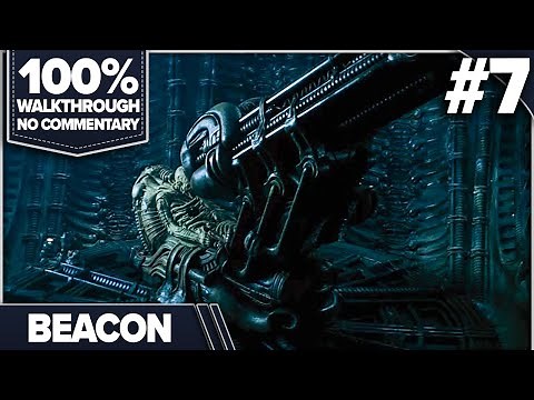Alien: Isolation 100% Cinematic Walkthrough (Nightmare, No Damage) 07 BEACON