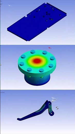 FEA Analysis Case-Studies 02 #mechanical #engineering #automotive #aerospace #simulation #fea #cad