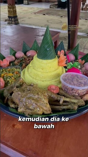 How to Cut Tumpeng style Ancestors