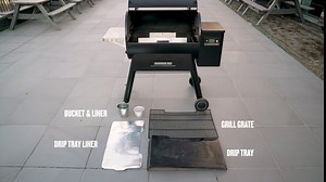 Traeger Grills BAC410 Pro 34 Drip Tray Liner Grill Accessory 5-Pack