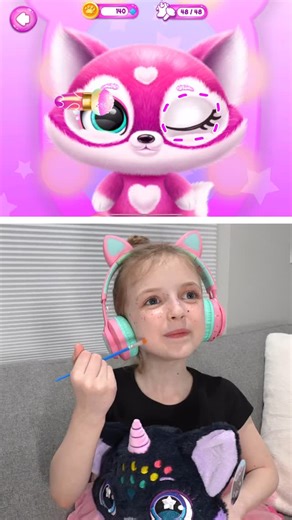 Kin Tin Krew on Instagram: "✨Pick One … 1. Play Dress Up! 2. Add Sparkly Makeup! 3. Eat Treats with your Bestie! 4. Jump in a Ball Pit! . We had so much fun doing these activities with Midnight & Pinky from @fluvsiesofficial 🤩 . #kintin #roro #kintinkrew #games #fluvsies #virtualpets #pets #makeup #kidsgames #familyfun #activities #activitiesforkids"