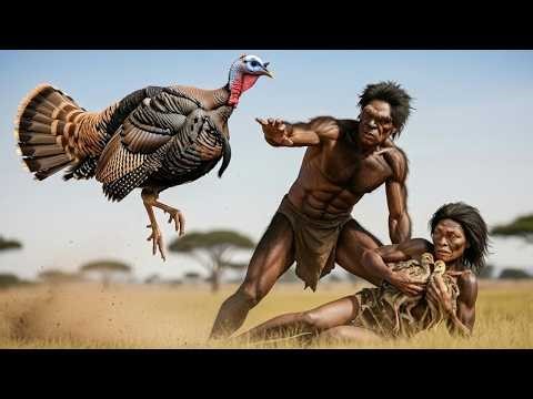 Life 2.3 Million Years Ago – Homo Habilis vs Giant Terror Bird | The Deadliest Prehistoric Encounter