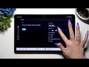 LENOVO Tab P11 Pro – How to Set Up Alarm Clock