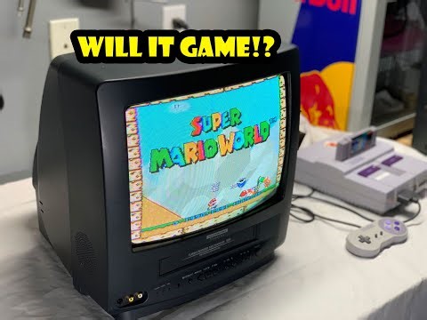 Curtis Mathes Tronics 13" TV/VCR combo. Will it game?