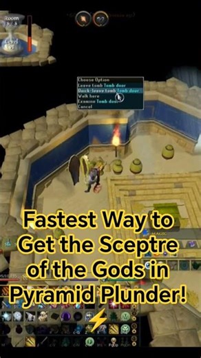 Quick Guide to Sceptre of the Gods in RS3 Pyramid Plunder 🔥