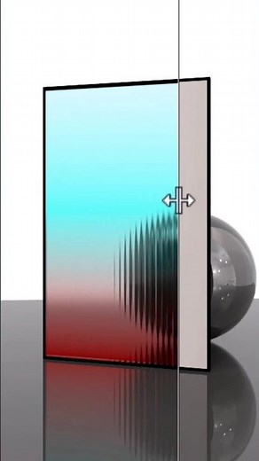 ✅ Create Gradient Textured Glass in SketchUp 2025 (V-Ray 6 Hack!