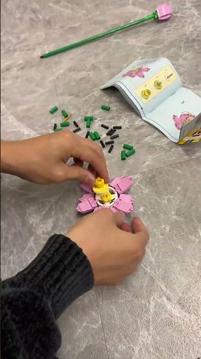 【10分で完成】センス不要！レゴだけで「映えるお花」を作る方法が簡単で凄すぎる！ #LEGO