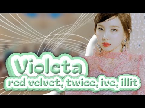 AI COVER | Red Velvet x Twice x IVE x ILLIT - Violeta (by Iz*one) | Line distribution | Requested