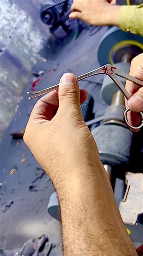 Wide-Jaw Micro Surgical Tool Final Point Grinding 🛠️ #shortsyoutube