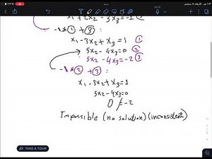 chapter 1(Introduction to systems of linear equations) (1.1) Example 8 and 9