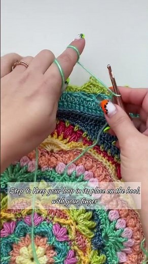 How to make a standing back post single crochet