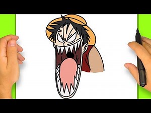 HOW TO DRAW LUFFY | One Piece | Step by Step Simple and Easy