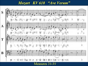 Mozart - KV618 - Ave Verum - Bass