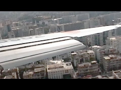降落到香港啟德機場 1994（重製）Landing at Hong Kong Kai Tak Airport 香港啓徳空港着陸