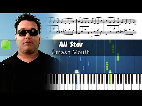 Smash Mouth - All Star - Piano Tutorial with Sheet Music