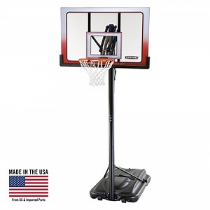 Lifetime 52-Inch Shatterproof Portable Basketball Hoop with Action Grip & Slam-It Rim - Model 1558-Outdoor Play