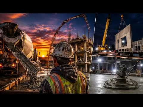 Massive Concrete Machines in Action