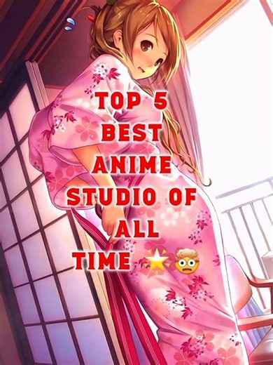 Top 5 Best Anime Studios of All Time 🔥 | Madhouse, MAPPA, Ufotable & More