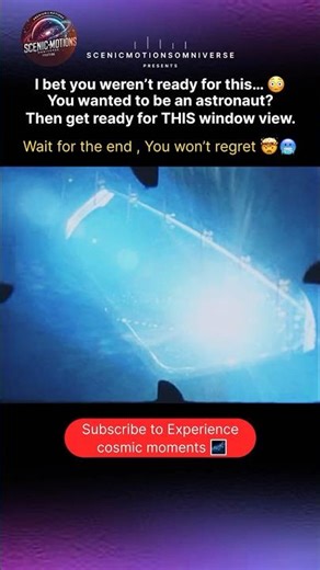 Astronaut Window View During Earth Reentry 🔥 Plasma Outside Spacecraft | NASA Reentry POV #Shorts