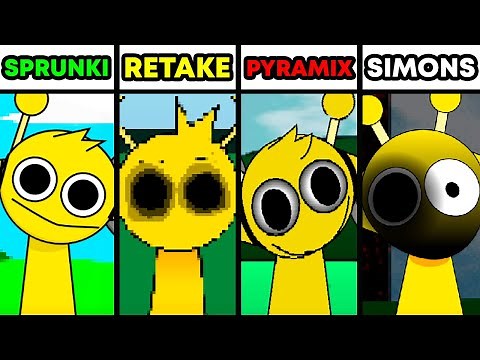 Incredibox Sprunki Regretful (Sprunki, Retake, Pyramixed, Simons Realm)