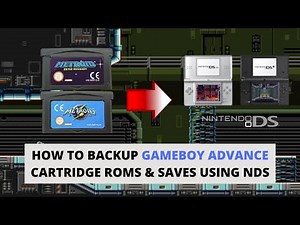 How to Backup Gameboy Advance Cartridge + Saves | Nintendo DS Lite method 2022