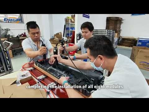 How to Install EA1000C6 Rental LED Display by bracket | EagerLED LED Display Installation Guide