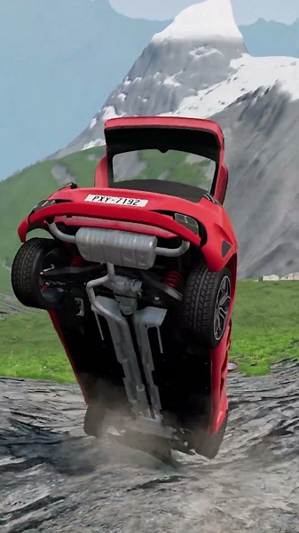 Mini Car Meets Big Press — Epic Compact Car Carmageddon #Shorts