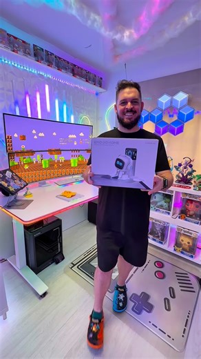 180K views · 2.2K reactions | Robot EMO en color blanco como mi Gameroom de @living.ai ⭐️ Además ya habla español y muchos más idiomas 拾 • #emorobot #gaming #gamingsetup #gamingsetups #gamingsetupideas #gameroom #gameroomdecor #gameroomsetup #gameroomdesign #robot #robotics #emogohome #setup #setupgamer #setupgaming #setupgoals | Javigeek | Facebook