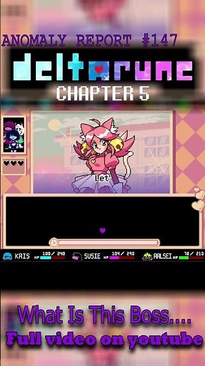 This Is Chapter 5's Secret Boss?!! #deltarune #undertale #shorts