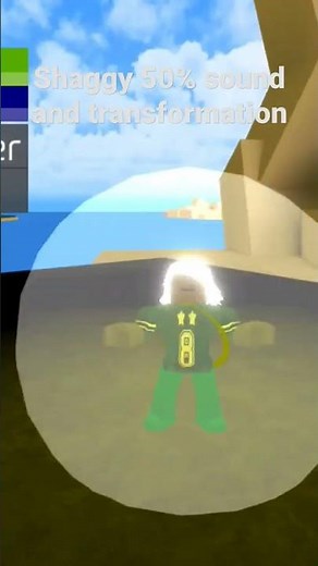 Dragon ball revenge roblox shaggy 50% transformation and sound.