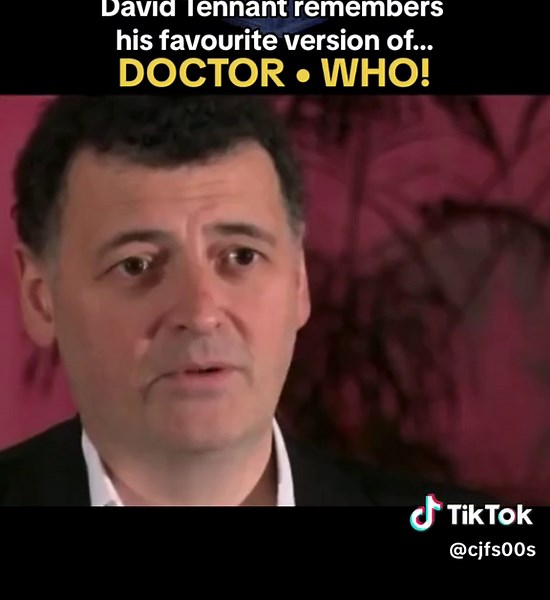 David Tennant on Peter Davison: 'He's My Doctor'