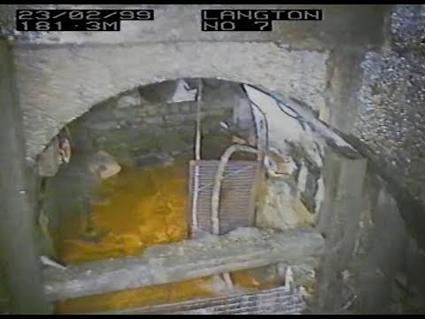 Surveying a flooded mine shaft