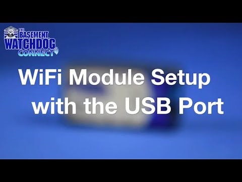 Basement Watchdog WiFi Module USB Connection