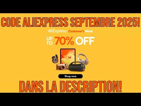 Code AliExpress Septembre 2025 Promo Customer Week