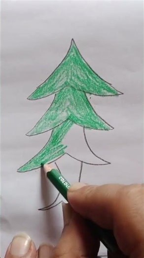 Tree Drawing Easy| #treedrawing #drawing