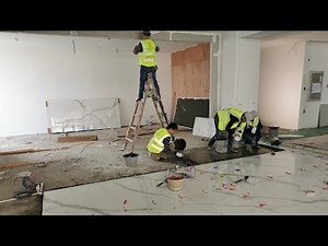 Moreroom stone | How to install flooring |Sintered stone