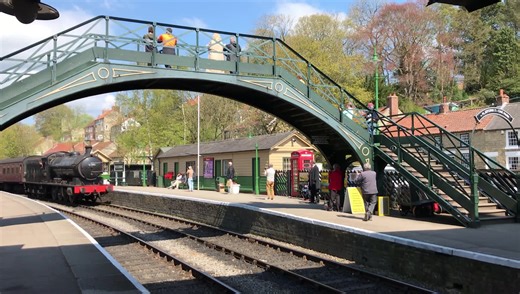 Casually rolling into Pickering 😎 To book your tickets or to find more information visit nymr.co.uk/book-tickets | North Yorkshire Moors Railway