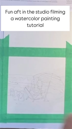 Fun morning in the studio filming this watercolor tutorial of a Chen Rio Beach scene in Cozumel. This was such a fun painting to do with the bright reds, soft washes and of course no painting is complete until you have flung some paint on it with a toothbrush 😂. If you’d like to know when the full video is available, make sure you are signed up for updates at www.theillustratedvagabond.com or DM me here and I will put you on the list. #watercolourtutorial #watercolourtimelapse #watercolorsketch