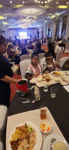 Dinner time before we start the program ' modeling Fashion show at Hotel Supreme Baguio